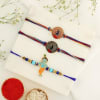 Gift Set of 3 Bhaiya and Kids Rakhi Hamper