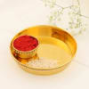 Buy Set of 3 CZ and Sweets Rakhi Hamper