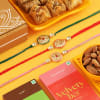 Set of 3 Extraordinary Rakhi Gift Box Online