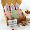 Set of 3 Hand-crafted Rakhi Hamper Online