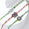 Gift Set of 3 Oxidized Designer Rakhis