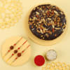 Gift Set of 3 Rakhis with Almond Cake
