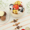 Set of 3 Rakhis with Assorted Chocolates Online