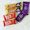 Buy Set of 3 Rudraksha Rakhi with Chocolates