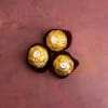 Shop Set of 4 diyas with dryfruits and Rocher
