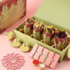 Set of 4 Traditional Crafts Premium Rakhi Hamper Online