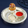 Buy Set of 4 Traditional Rudraksha Rakhi Set