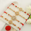 Set of 4 True to Tradition Pearl Rakhis Online