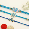 Buy Set of 5 Family Bonds Rakhis