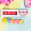 Gift Set of 5 Macaroon Shaped Soaps in Personalized Christmas Gift Box