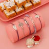 Set of 5 Quirky Rakhi Hamper Online
