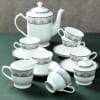 Set of 6 Cups Tea Set with Saucers with Mughal Art Design Online