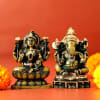 Gift Set of Ganesha and Laxmi Idols