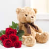 SEVEN RED ROZES AND TEDDY BEAR Online