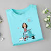 Gift She's My Best Friend Personalized Tee - Mint
