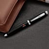 Gift Sheaffer Ballpoint Pen With Chrome-Plated Trim - Glossy Black