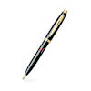 Gift Sheaffer Glossy Ballpoint Pen And Gold Table Clock Combo