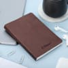 Shimmer Brown Personalized Diary Online