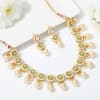Shimmering Pearls Necklace For Karwa Chauth Online