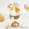 Gift Shining Stars Semi-Fondant New Year Cake (1Kg)