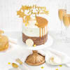 Gift Shining Stars Semi-Fondant New Year Cake (1Kg)