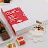 Shiva Bracelet Rakhi And Assorted Chocolates Online