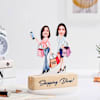 Gift Shopping Divas Personalized Caricature