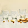 Buy Shot Glasses with Personalized Wooden Bottle Shaped Holder for Partyholic