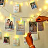 Gift Sibling LED String Lights Personalized Photo Frames