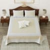Silk Patchwork Bedcover - White (Set of 5) Online