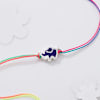 Gift Silver Baby Elephant Rakhi