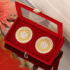 Gift Silver Coins with King & Queen Embossing