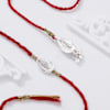 Gift Silver Kodi Bhaiya Bhabhi Rakhi