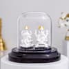 Silver Lakshmi Ganesha Dome Idols For Diwali Online