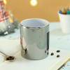 Buy Silver Metallic Mug - Customized With Logo and Image