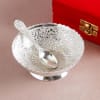 Gift Silver Plated Bowl and Spoon