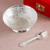 Silver Plated Bowl and Spoon Online