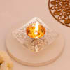 Shop Silver-Plated Floral Oil Diyas For Diwali