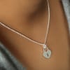 Buy Silver-plated Heart Lock Pendant Necklace
