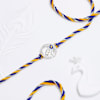 Buy Silver-Plated Peacock And Krishna Rakhis - Set Of 2