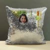 Buy Silver Sequin Personalized Magic Pillow
