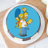 Buy Simpsons Family Together Cake (Half Kg)