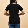 Buy Sis No.1 Cotton T-shirt For Women - Black