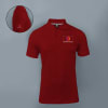 Six Degrees Cotton Polo T-shirt for Men (Maroon) Online