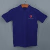 Shop Six Degrees Cotton Polo T-shirt for Men (Navy Blue)