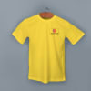 Shop Skinta Round Neck T-shirt for Men (Golden Yellow)