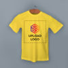 Buy Skinta Round Neck T-shirt for Men (Golden Yellow)