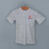 Shop Skinta Round Neck T-shirt for Men (Grey Melange)