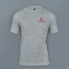 Skinta Round Neck T-shirt for Men (Grey Melange) Online