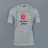 Skinta Round Neck T-shirt for Men (Grey Melange) Online